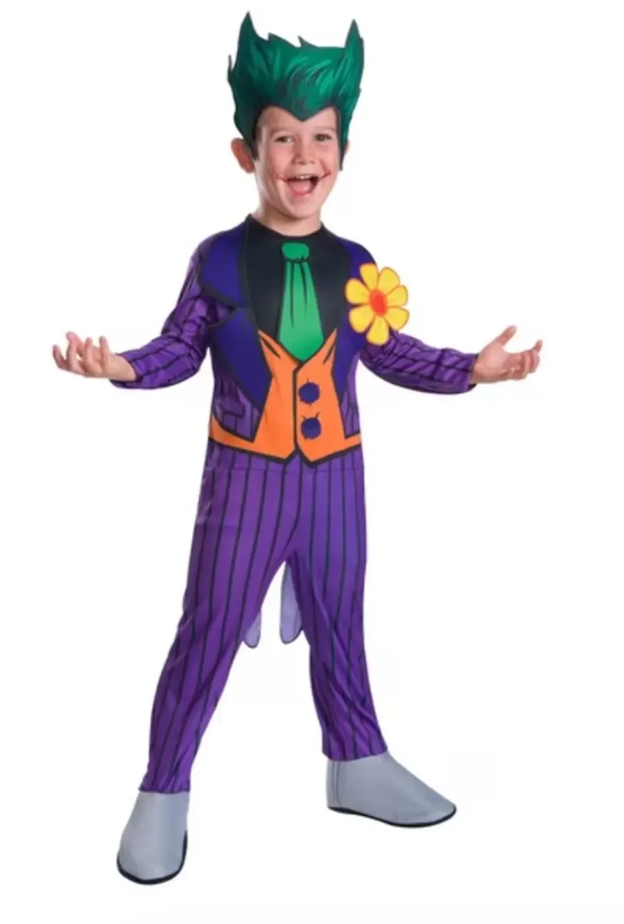 DC Comics Classic The Joker Costume for Kids by Rubies Size XS Kids